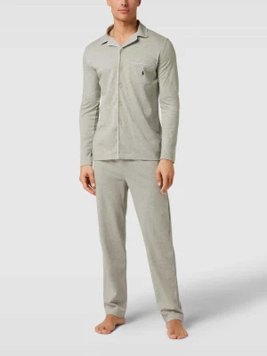 Piżama z kołnierzem z połami model ‘INTERLOCK’ Polo Ralph Lauren Underwear
