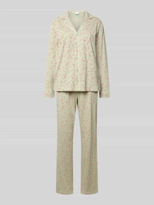 Piżama z kołnierzem z połami model ‘X-MAS’ Lascana