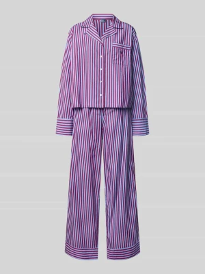 Piżama z kołnierzem z połami Polo Ralph Lauren