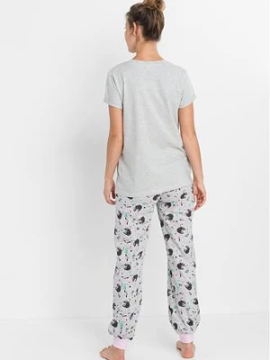 Piżama z krótkim rękawem bonprix