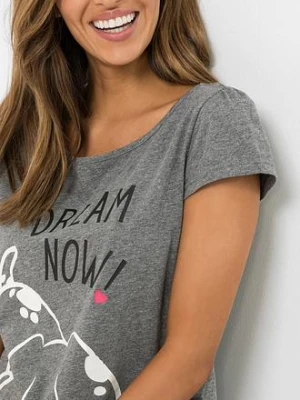 Piżama z krótkimi spodenkami bonprix