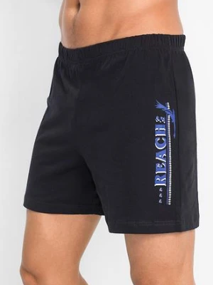 Piżama z krótkimi spodenkami z miękką bawełną bonprix