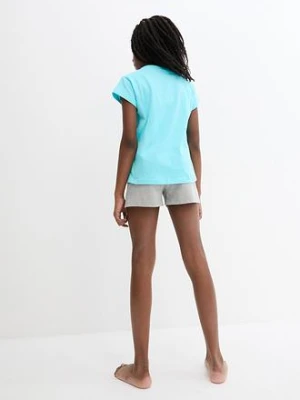 Piżama z krótkimi spodenkami z miękkiej bawełny (2 szt.) bonprix