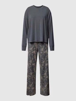 Piżama z kwiatowym wzorem model ‘Selcted Premium’ Schiesser