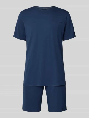 piżama z logo Schiesser