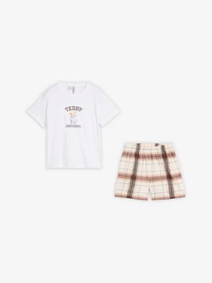 Piżama z miekkiej bawełny bonprix