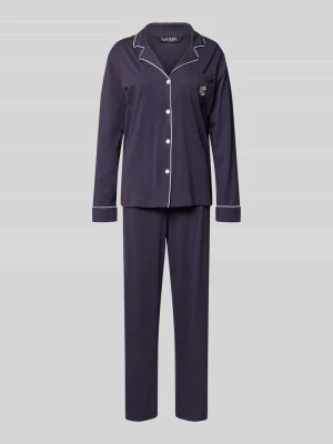 Piżama z mieszanki bawełny i modalu Lauren Ralph Lauren