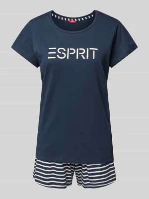 Piżama z nadrukiem z logo model ‘MIA’ Esprit