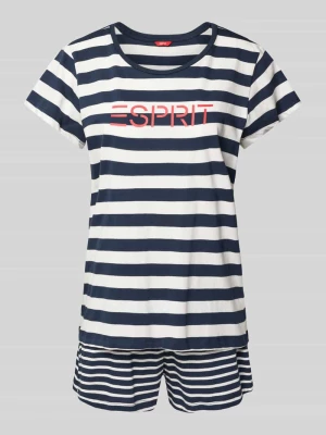 Piżama z nadrukiem z logo model ‘MIA’ Esprit