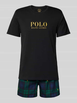 Piżama z nadrukiem z logo Polo Ralph Lauren Underwear