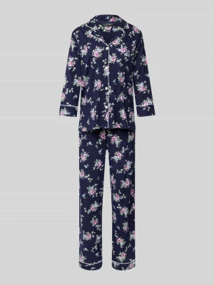 Piżama z wyhaftowanym logo Lauren Ralph Lauren