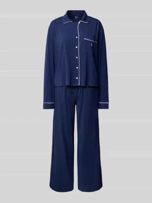 Piżama z wyhaftowanymi logo model ‘POLO ESSENTIALS’ Polo Ralph Lauren