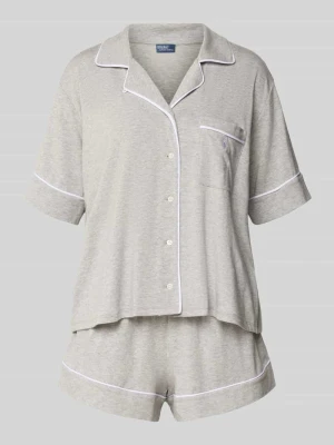 Piżama z wyhaftowanymi logo model ‘POLO ESSENTIALS’ Polo Ralph Lauren