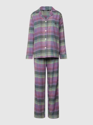 Piżama z wzorem w paski Lauren Ralph Lauren