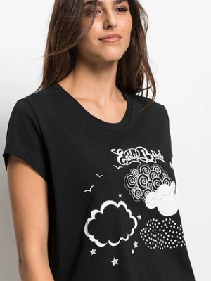 Piżama ze spodniami 3/4 z czystej bawełny organicznej bonprix