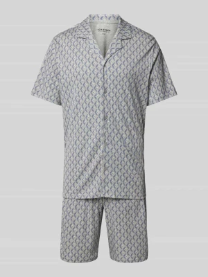 Piżama ze wzorem na całej powierzchni ‘Fine Interlock’ Schiesser