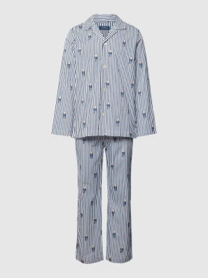 Piżama ze wzorem na całej powierzchni model ‘BAE’ Polo Ralph Lauren Underwear