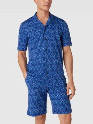 Piżama ze wzorem na całej powierzchni model ‘Night&Day Pyjama kurz’ Hanro