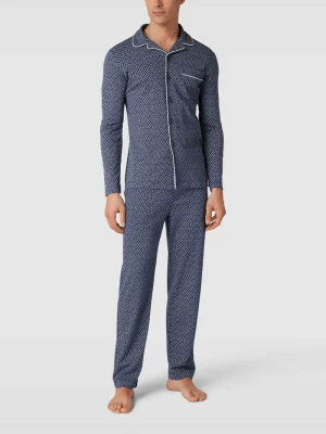 Piżama ze wzorem na całej powierzchni model ‘PIPING’ Polo Ralph Lauren Underwear