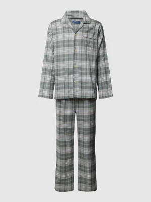 Piżama ze wzorem w szkocką kratę Polo Ralph Lauren Underwear