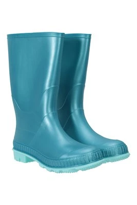 Plain - kalosze dziecięce - Teal Mountain Warehouse