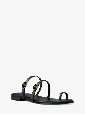 Płaskie sandały Kya ze skóry Michael Kors CZARNY (Czarny)