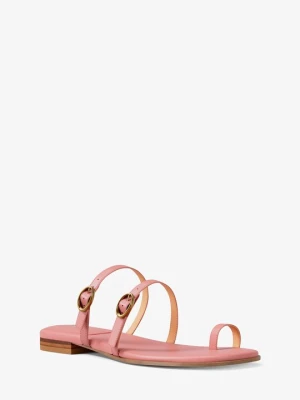 Płaskie sandały Kya ze skóry Michael Kors PIERWIOSNEK (Różowy)