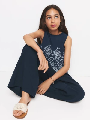 Płaskie szydełkowe klapki złamana biel - Dzieci - - MANGO KIDS