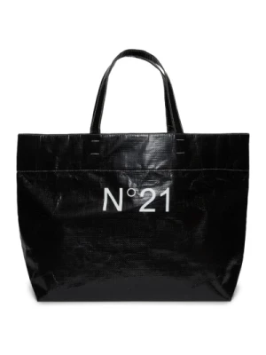 Plastikowa Torba Shopper z Instytucjonalnym Logo N21