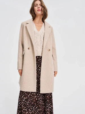 Płaszcz beżowy Moodo