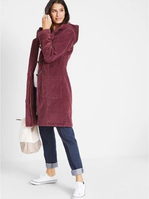 Płaszcz budrysówka sztruksowy, ocieplany bonprix