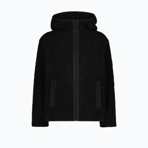 Płaszcz damski CMP 36P2916 Long Teddy nero Czarny