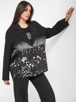 Płaszcz damski z cekinami SPORTALM