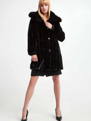 Płaszcz damski z futerkiem JOSEPH RIBKOFF