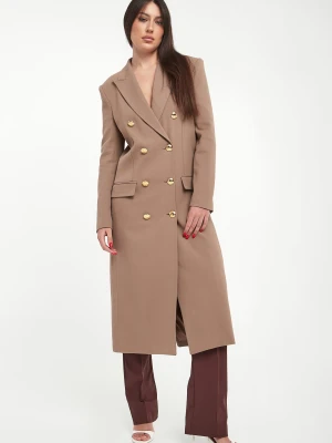 Płaszcz damski z gabardyny ELISABETTA FRANCHI