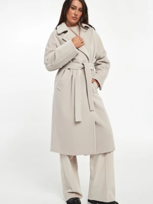 Płaszcz damski z wełny dziewiczej English MARELLA