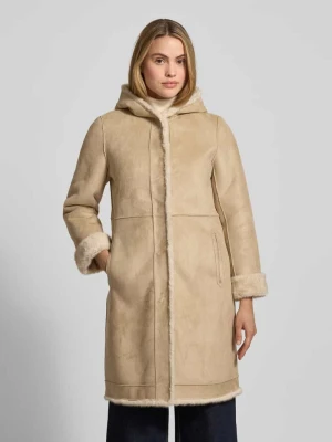 Płaszcz dwustronny z kapturem i wpuszczanymi kieszeniami PETITE M.