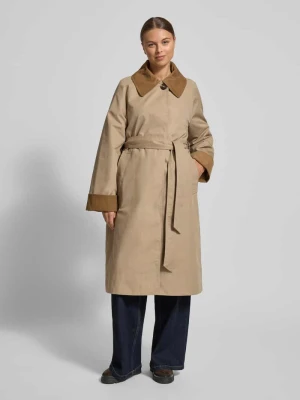 Płaszcz funkcyjny o kroju regular fit z mieszanki bawełny model ‘REAGAN’ Barbour