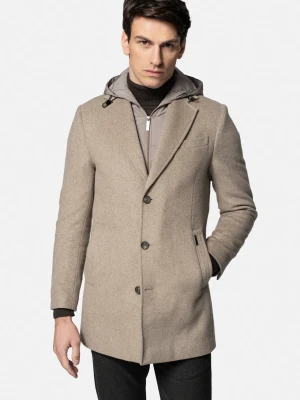 PŁASZCZ HOMANT BEŻOWY Recman