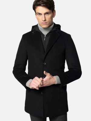 PŁASZCZ HOMANT CZARNY Recman