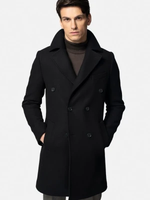 PŁASZCZ MENWIN CZARNY Recman