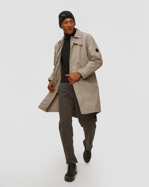 Płaszcz Męski C.p. Company Twill Fishtail Padded Coat Beżowy CP Company