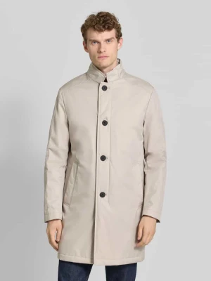 Płaszcz nylonowy ze stójką i wpuszczanymi kieszeniami Roy Robson