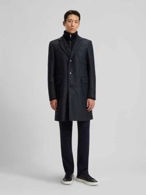 Płaszcz o kroju krój slim fit z domieszką wełny dziewiczej model 'H-HYDE-J-BIB-PAD-254' Boss