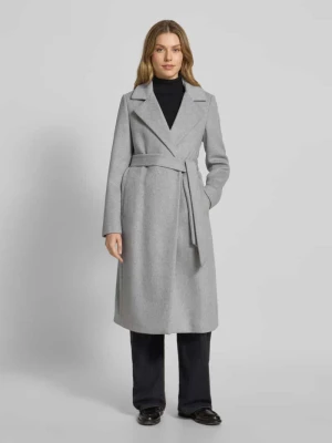 Płaszcz o kroju loose fit z dodatkiem wełny Christian Berg Woman Selection