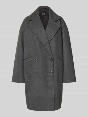 Płaszcz o kroju oversized z kołnierzem z połami model ‘BLAKE’ Only