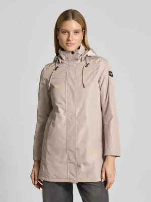 Płaszcz o kroju regular fit z aplikacją z logo NAUTGÅRD