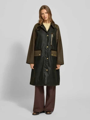 Płaszcz o kroju regular fit z czystej bawełny model ‘EVETTE’ Barbour