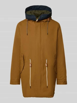Płaszcz o kroju regular fit z czystej bawełny model 'FISHTAIL' Scotch & Soda Koniakowy