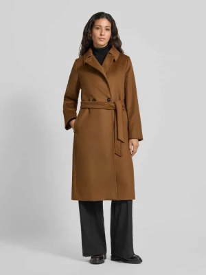 Płaszcz  o kroju regular fit z czystej żywej wełny model ‘BCOLLAG’ Max Mara Studio